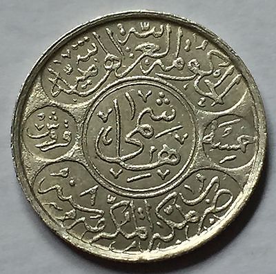1334 / 8 Saudi Arabia 5 Piastres Silver Coin Hejaz Najed Hussein bin Ali Hashimi