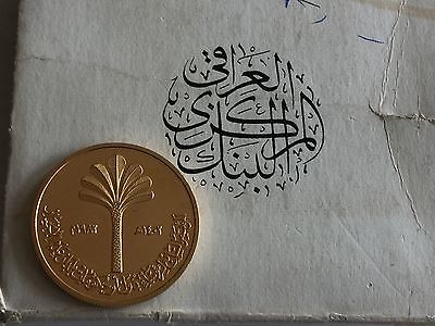 1982 Iraq 100 Dinar Gold Coin 26 Gr Saddam Nonaligned Nations Baghdad Conference