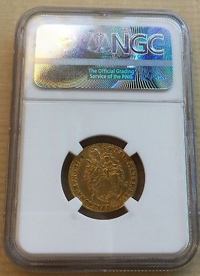 1793 Hungary Ducat Gold Coin 3.48g Francis II Dukaten Kremnica FR 209 NGC AU55