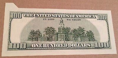 2006 US America Lot of 4 Consecutive $100 Dollar Bill Banknote Serious Cut Error