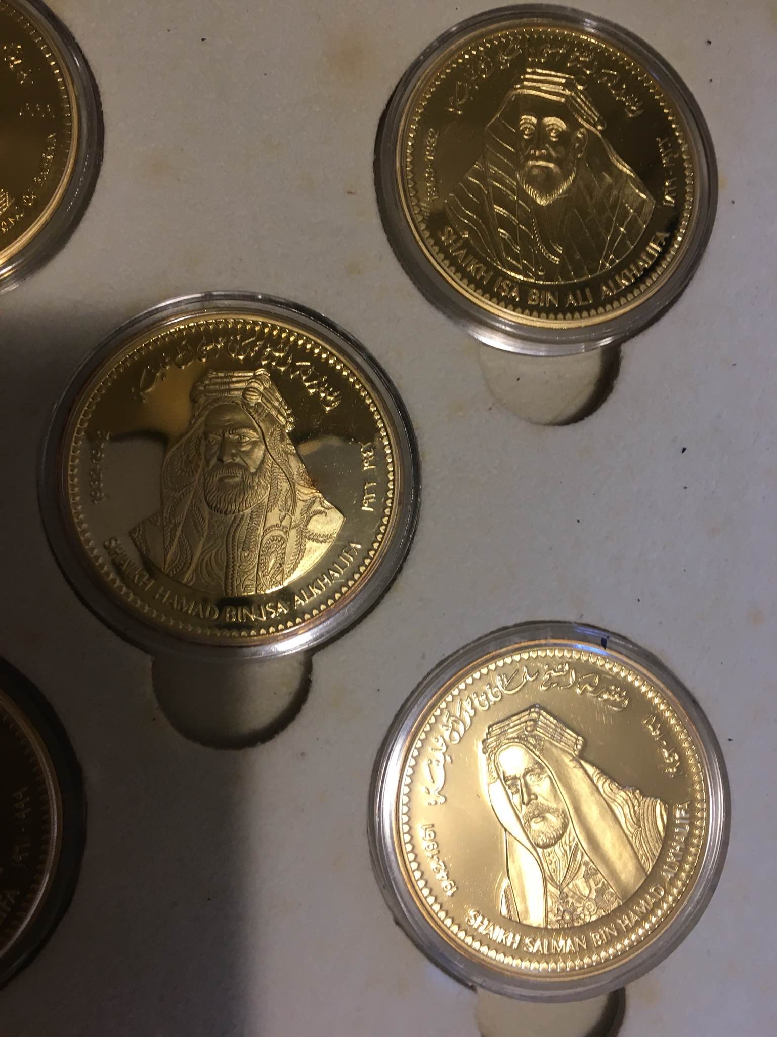 2004 Commemorative Medals & Coins of the Great Bahrain Rulers Limited Issue 500 Pieces