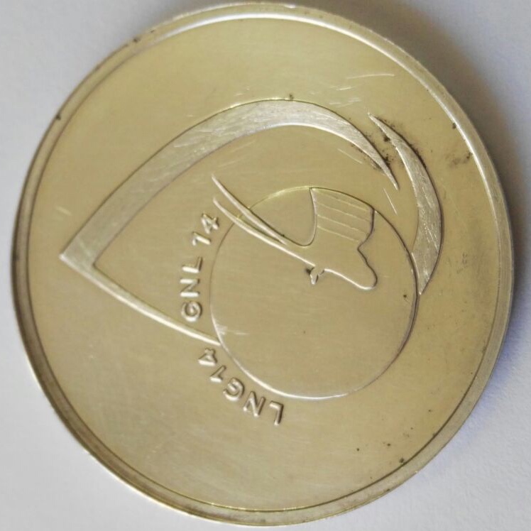 2006 Qatar Petroleum Organizer Silver Medal Coin for Good Faithful Service (XF)