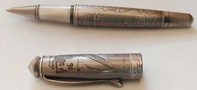 1988 Saudi Arabia King Fahd Fahad Hand Engraved Ball Point Pen Royal Gift