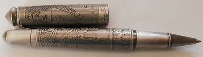 1988 Saudi Arabia King Fahd Fahad Hand Engraved Ball Point Pen Royal Gift