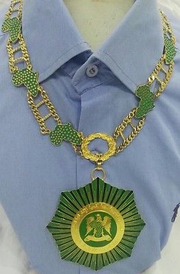Libya Arab Jamahiriya Order Good African Citizenship Collar Badge Medal Qaddafi