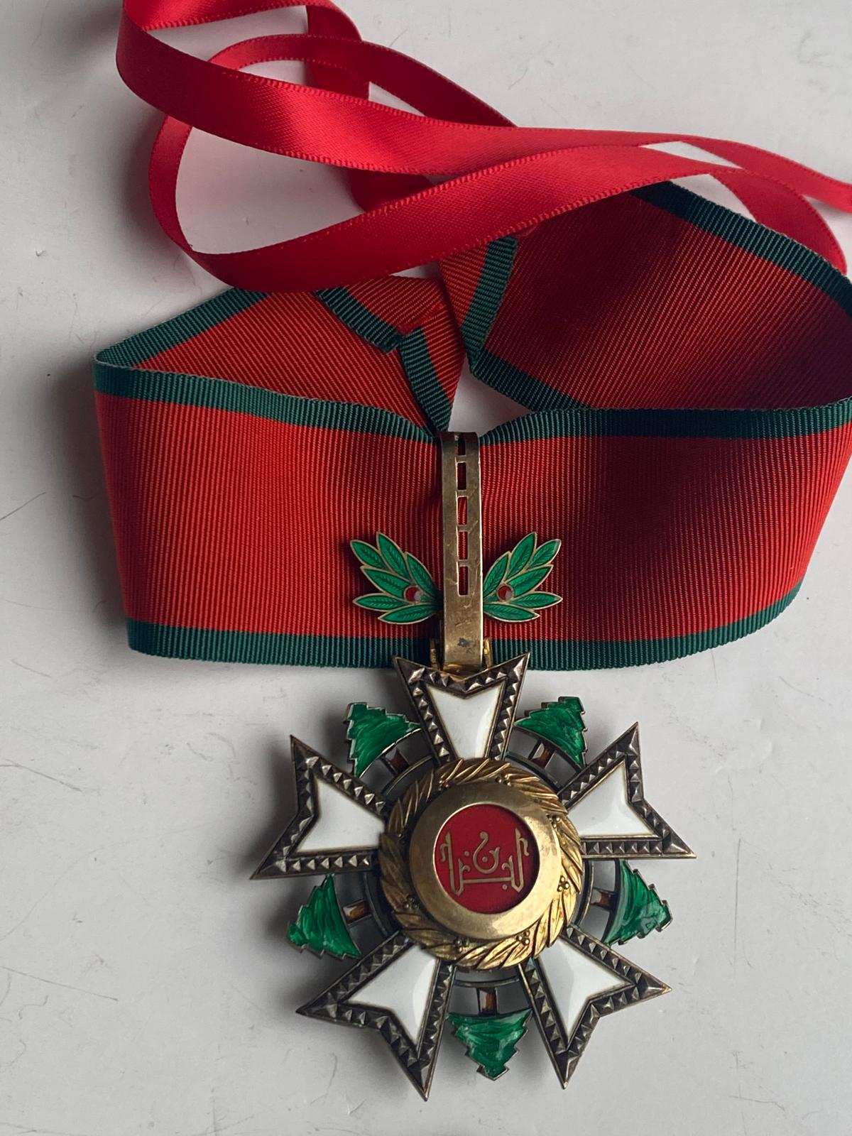 Lebanon National Order of Cedar 2nd Class Medal Badge Ordre National du Cedre