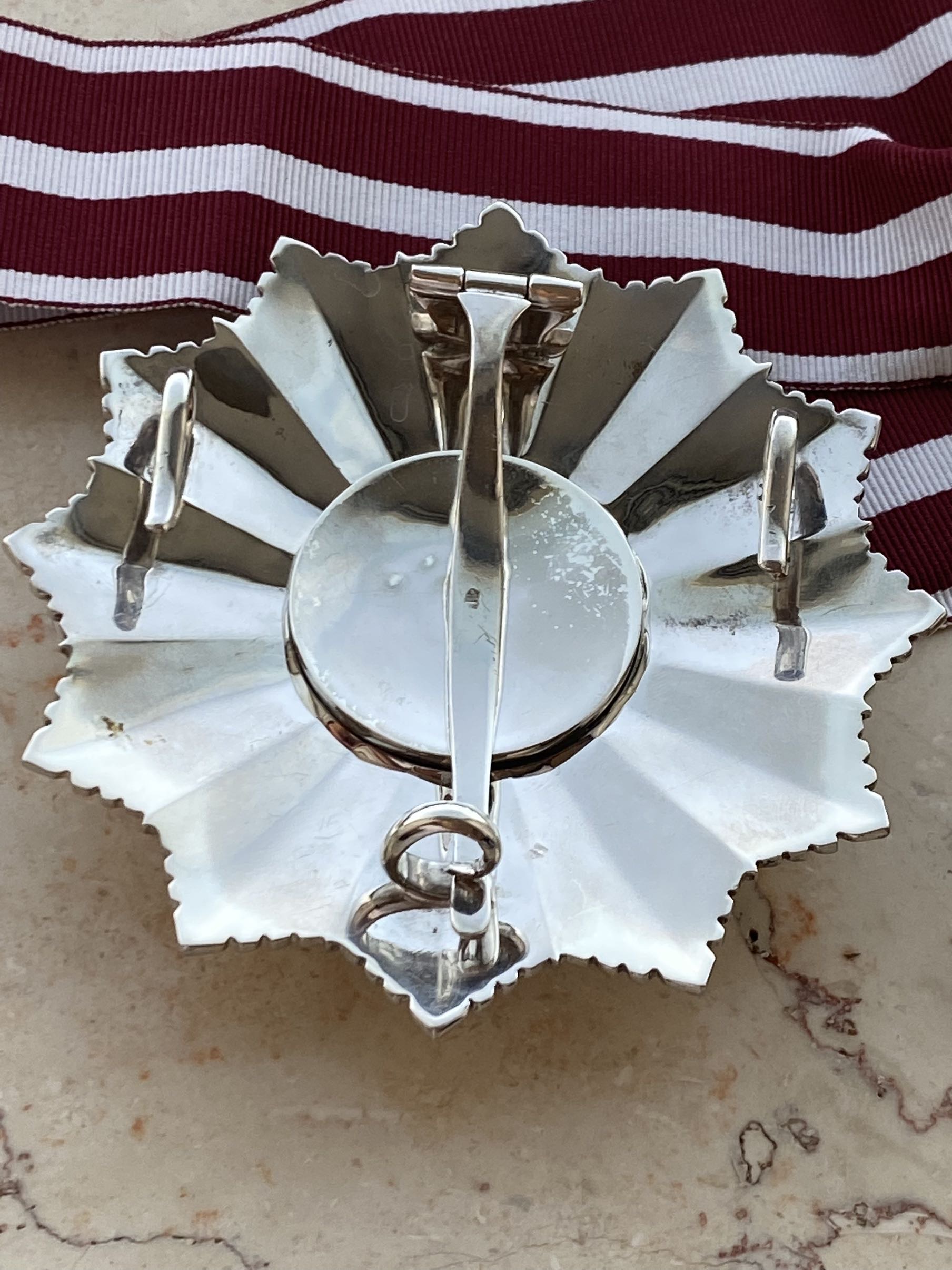 1978 Qatar Order of Merit 1st Class Neck Badge Breast Star Medal Sheikh/ Emir Khalifa