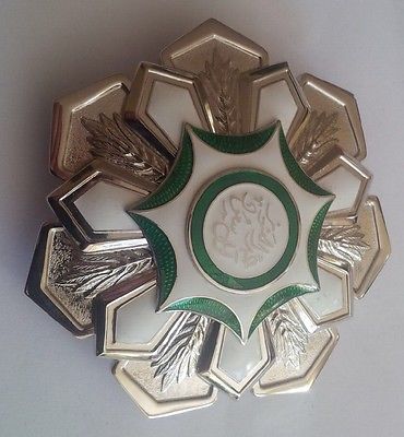 Saudi Arabia Order of King Abdulaziz Grand Cross Breast Star Badge Medal Nichan