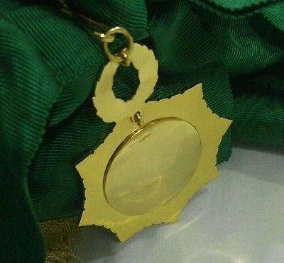 Libya Arab Jamahiriya Order Grand Conqueror Sash Breast Star Badge Medal Qaddafi