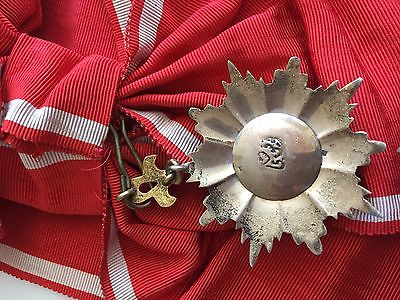 Arab Republic Yemen Order of the Earth Sash Badge Medal Nichan 1st Class Rare