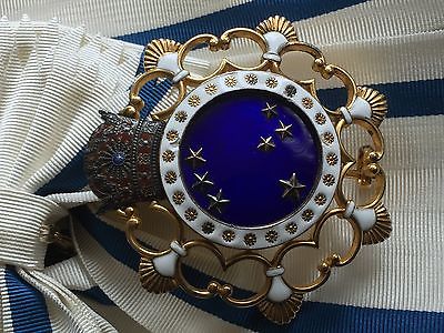 Iran Persia Pahlavi Order THE PLEIADES HAFT PAYKAR Grand Cross Medal Badge Sash