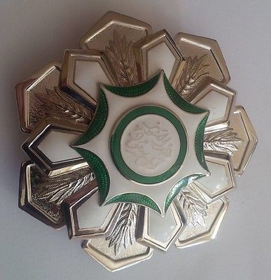 Saudi Arabia Order of King Abdulaziz Grand Cross Breast Star Badge Medal Nichan