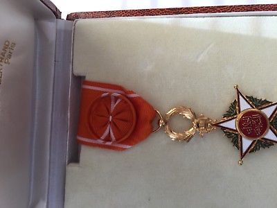 Morocco Order of Quissam Alaquite BuSaidi 3 Class Set Badge Medal Nichan Wissam