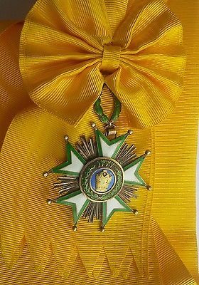 Iran Persia Qajar Order of the Crown Taj Grand Cross Sash Badge Nichan Medal