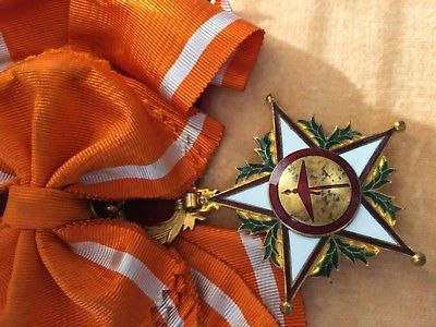 Morocco Order of Quissam Alaquite BuSaidi Grand Cross Badge Medal Nichan Wissam