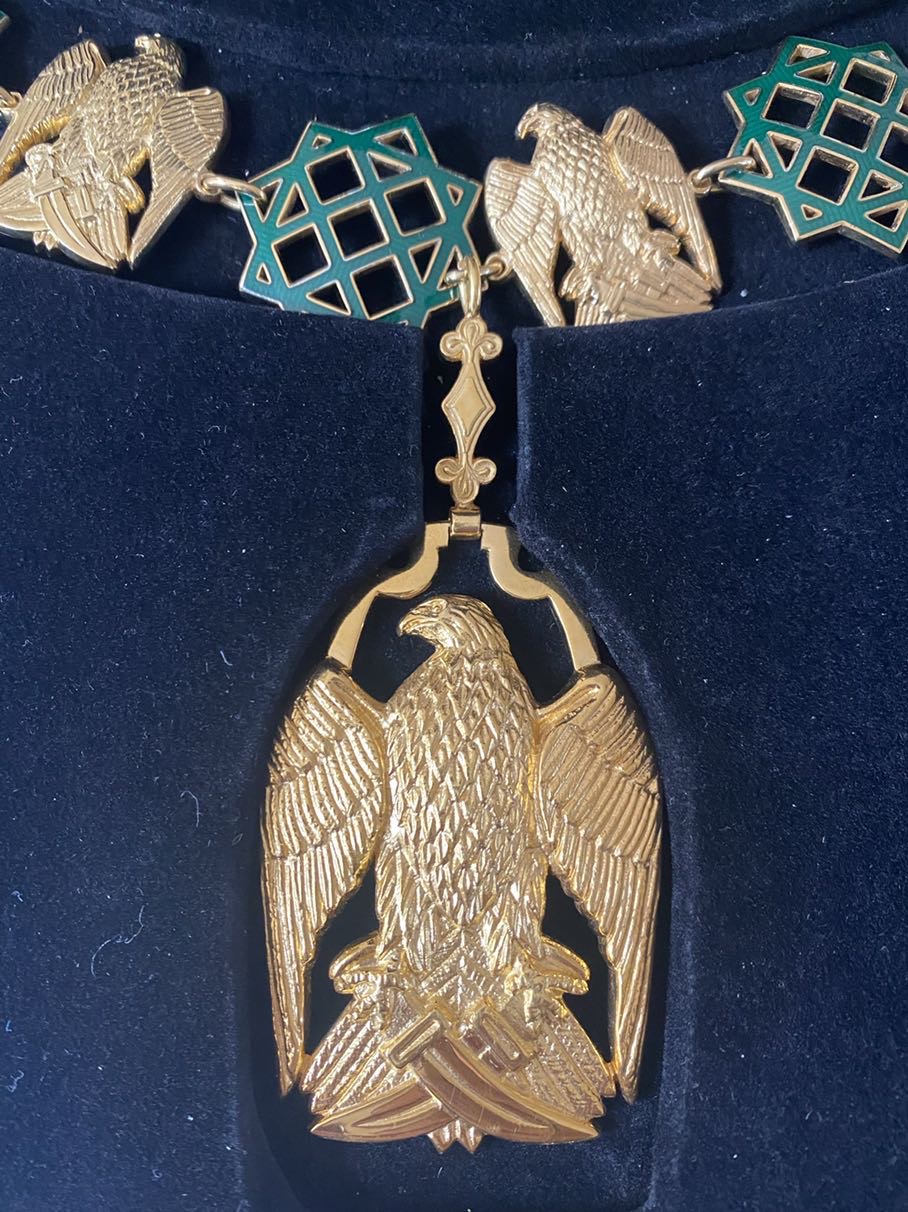 United Arab Emirates UAE Abu Dhabi Order of Al-Nahyan Collar Breast Star Medal وسام النهيان 