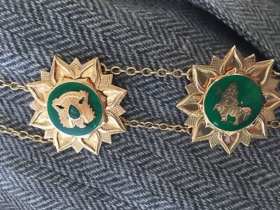 Libya Arab Jamahiriya the Revolution 40 Anniversary Collar Order Medal Qaddafi  وسام نيشان قلادة العيد الاربعين للثورة الجماهيرية العربية الليبيه