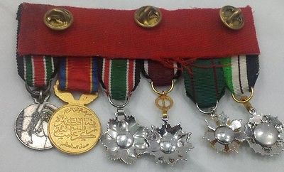 Jordan Star Chest Bar 6 Medal Order Renaissance Independence Merit Ramadan Kippur