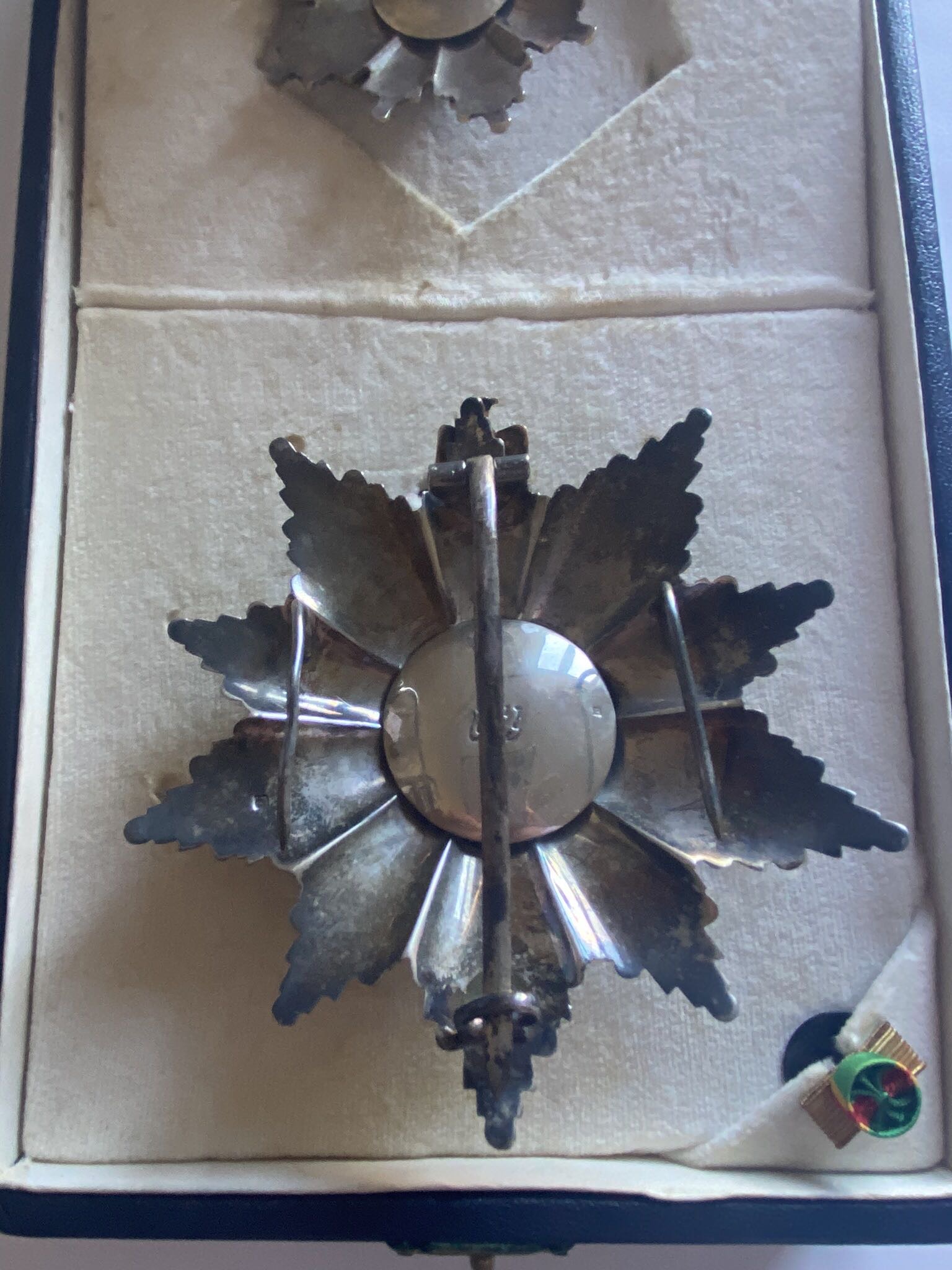 1953 Egypt Order of the Republic 1st Class Grand Cross Sash Badge Breast Star Made by: Tawfiq Bachy وسام الجمهورية   درجة اولى وشاح مع باج و نجمة صدر