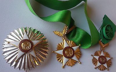 1960 Senegal Order of the Lion Grand Cross Breast Star Neck Chest Badge Medal VF