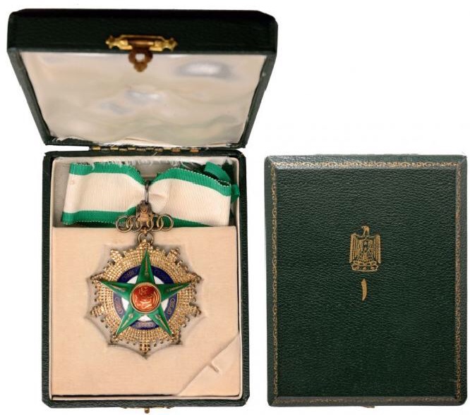 1952 Egypt Order of Sport 1st Class Neck Badge Medal Nichan وسام الرياضة Rare