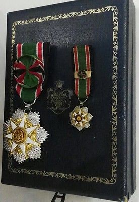 1976 Jordan Order of Military Merit Complete Set Medal Badge Wissam Istihqak