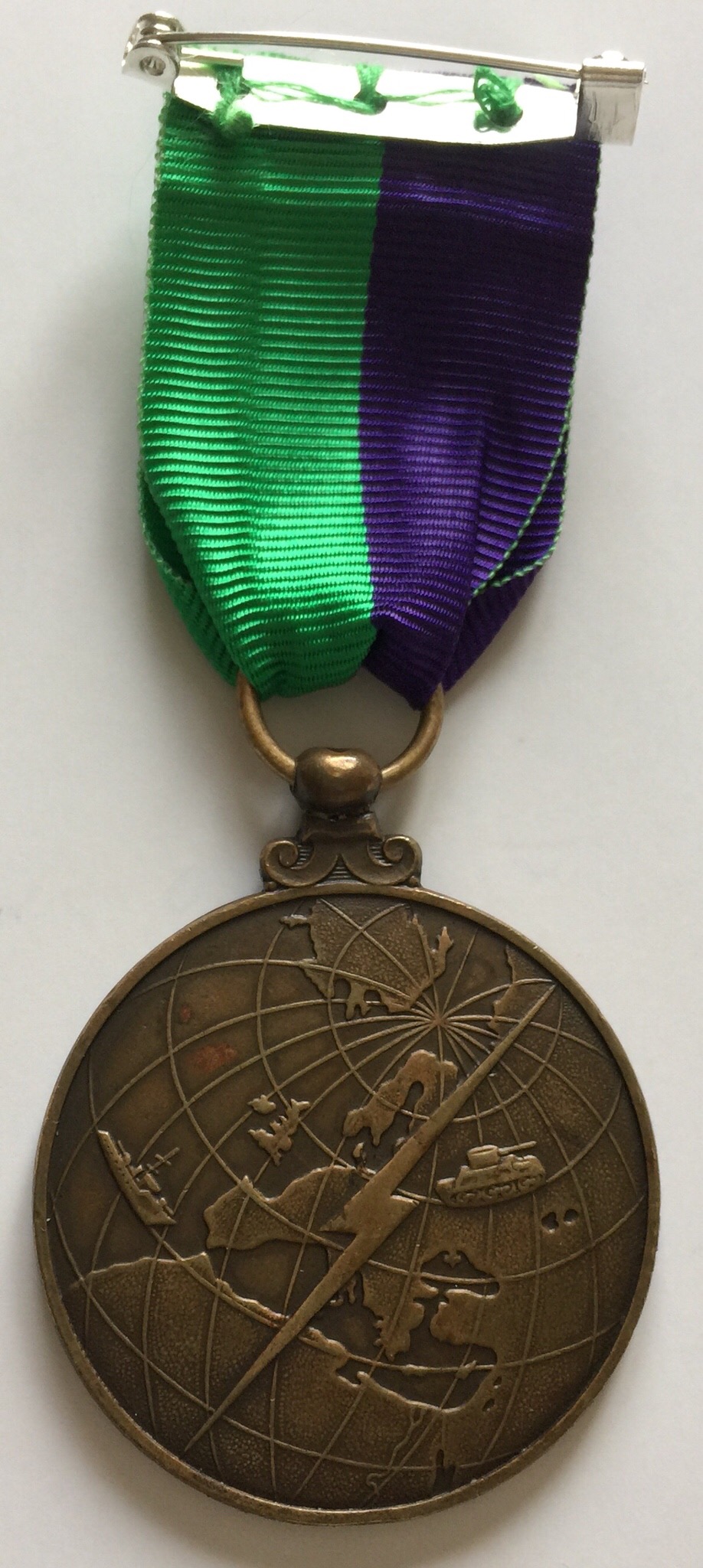 1358 AH 1939 Jordan Commemorative the WW II Medal Badge Abdullah I Ben AlHussein