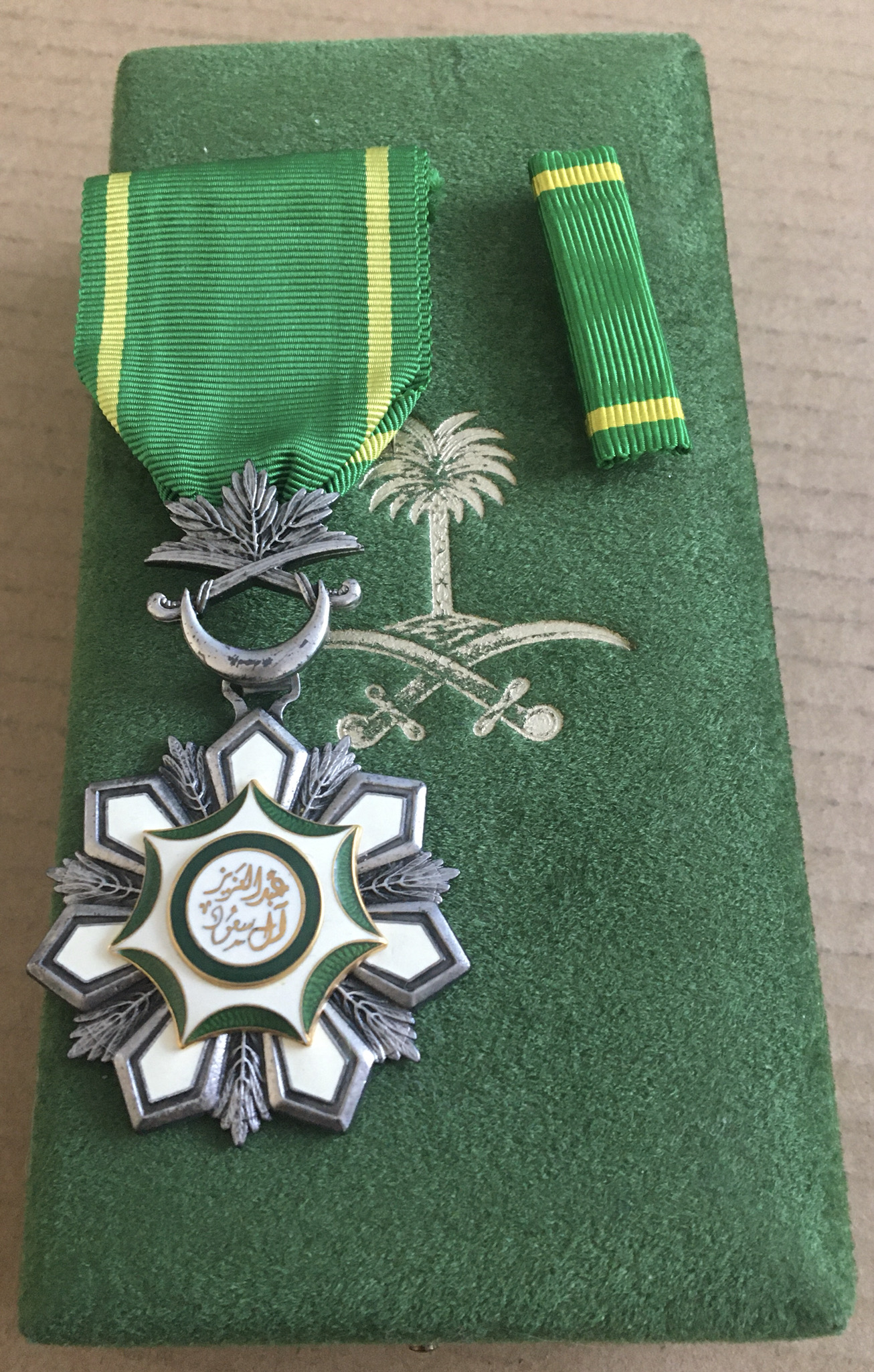 Saudi Arabia Order of King Abdullaziz for Merit 3rd Class Chest Badge Medal