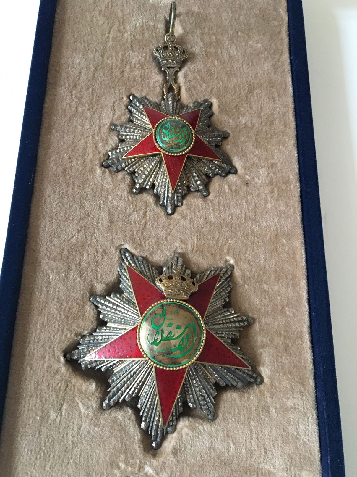 1953 Kingdom of Libya Military Order of Independence Grand Cross Set Badge Medal