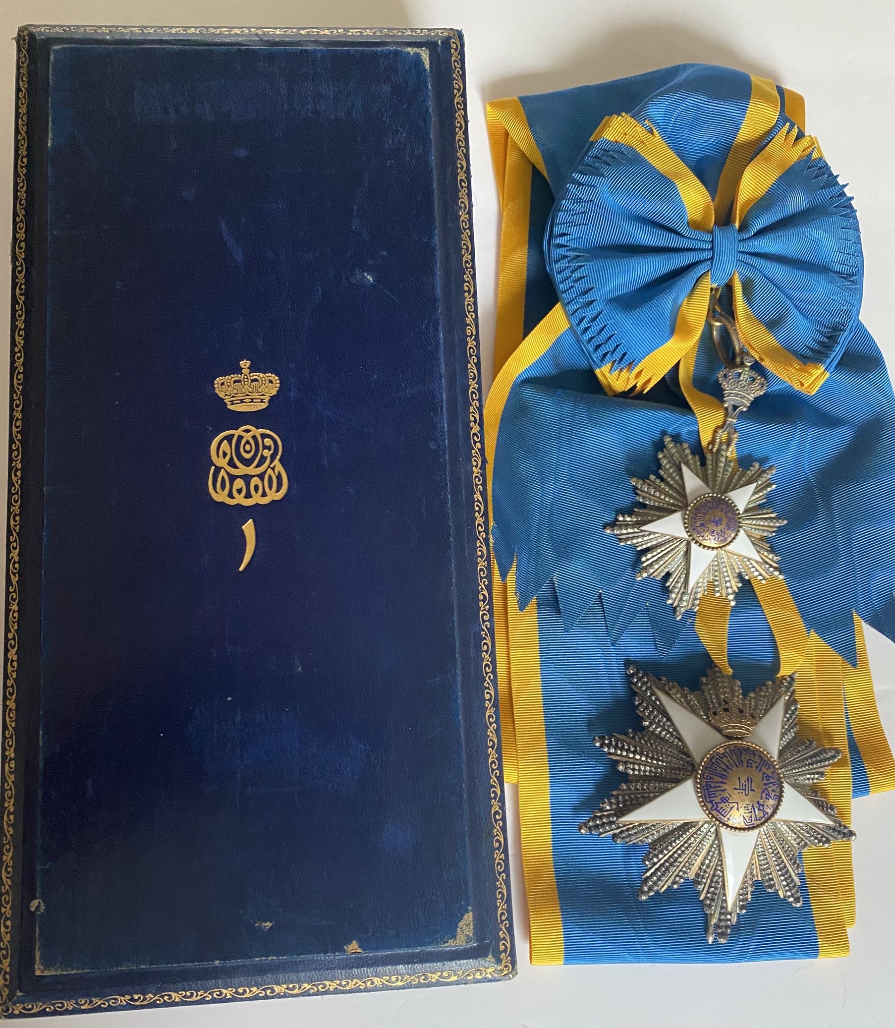 Kingdom of Egypt Order of the Nile Grand Cross Sash (1st Class) Badge Medal Nichan