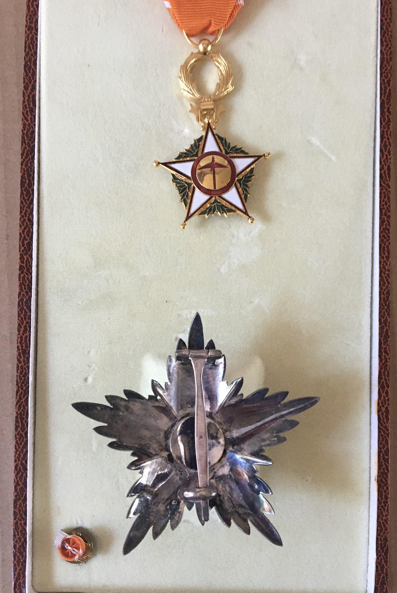 Morocco Sharifan Order of Alawi Ouissam Alaouite Breast Star Chest Badge Medal