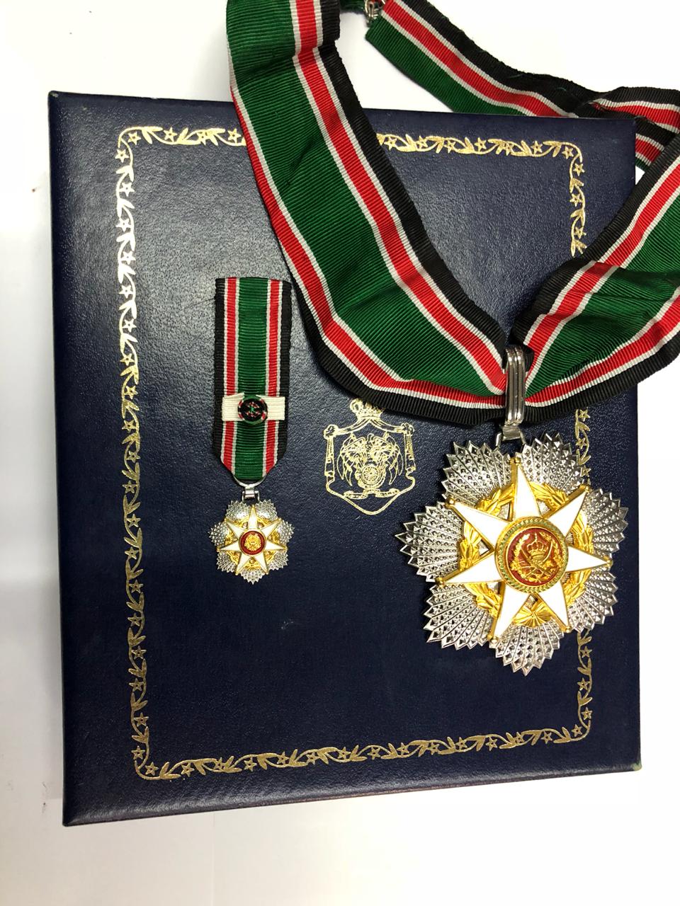 1976 Jordan Order of Military Merit Complete Set Medal Badge Wissam Istihqak Al Askari