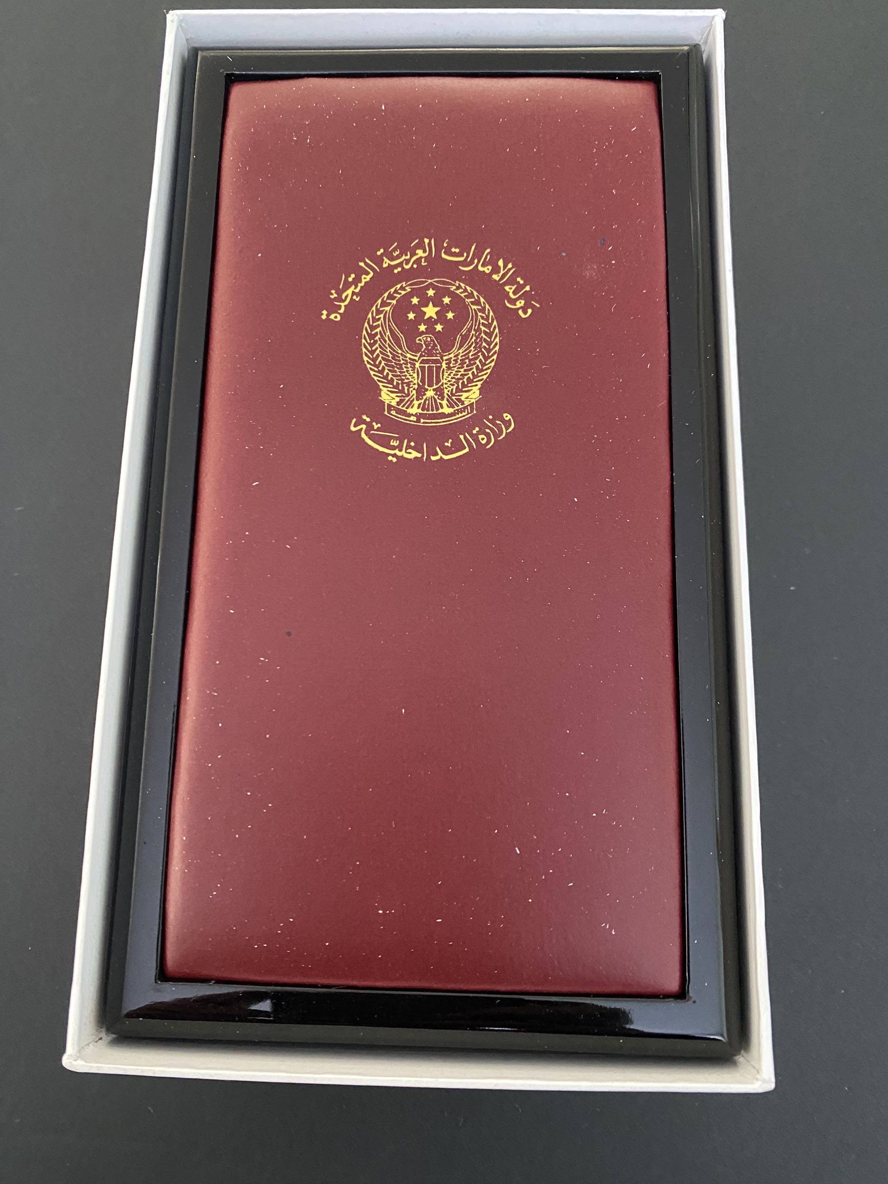 Arab Emirates UAE Dubai Order of Excellent Performance Service Medal Badge Nichan