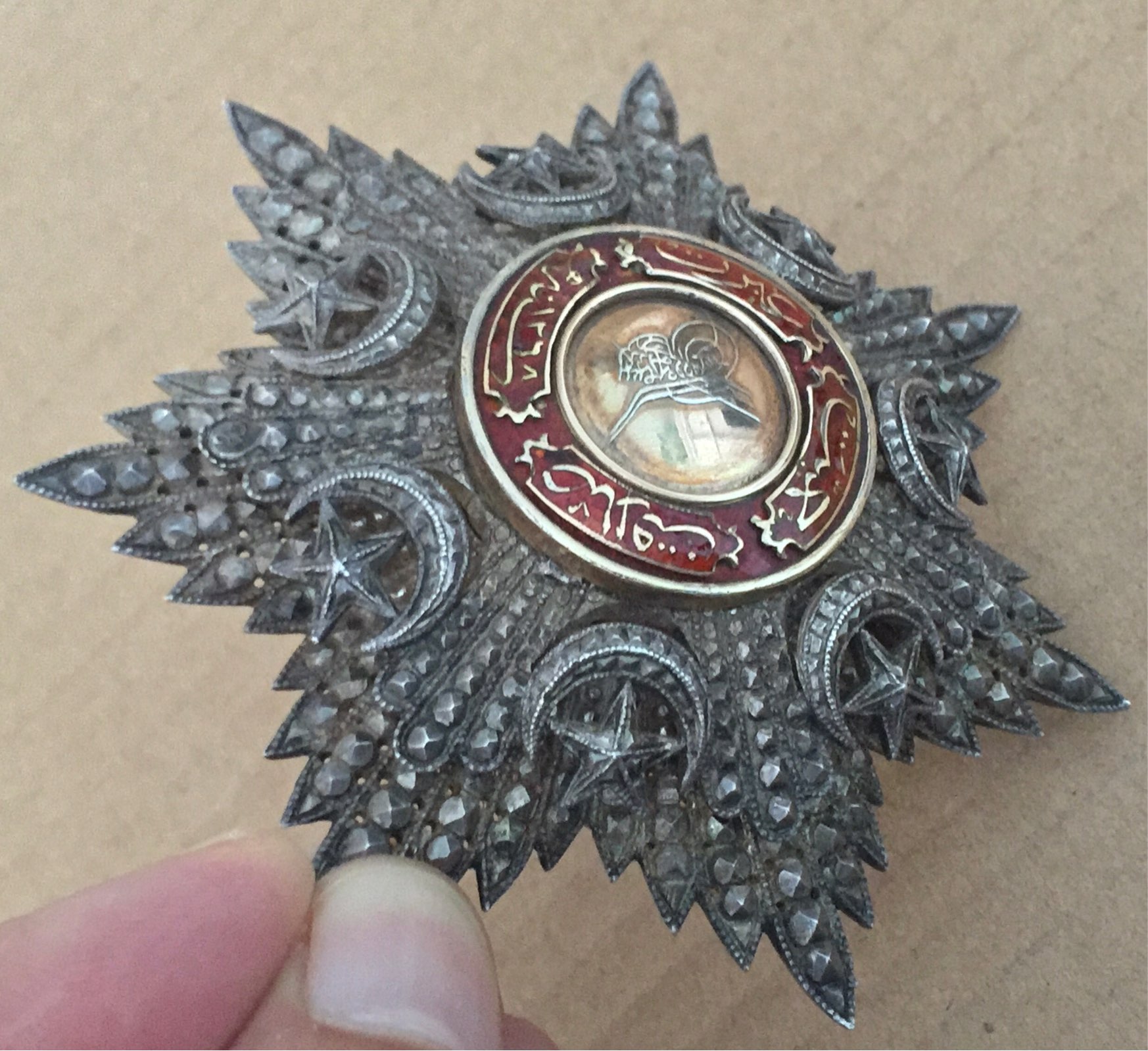 Turkey Ottoman Order of Medjidie Breast Star Grand Cross Badge Medal 84 mm 97 Grams