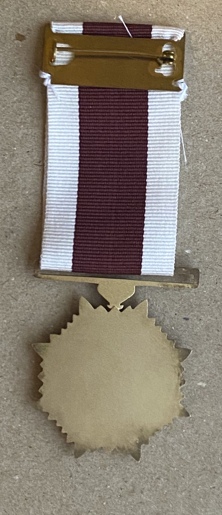 Qatar Emblem of Military Duty  Medal Badge Order Nichan دولة قطر ميدالية الواجب  وسام نادر