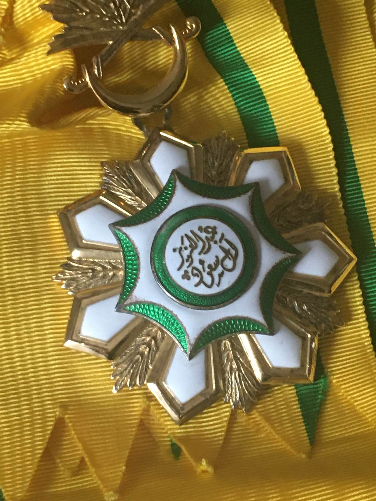 Saudi Arabia Order of King Abdulaziz Grand Cross Sash Badge Medal Nichan