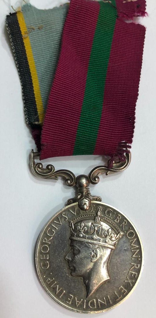 TransJordan Frontier Force For Long Service and Good Conduct Medal Awarded to Arab Captain Only 112 Pieces 