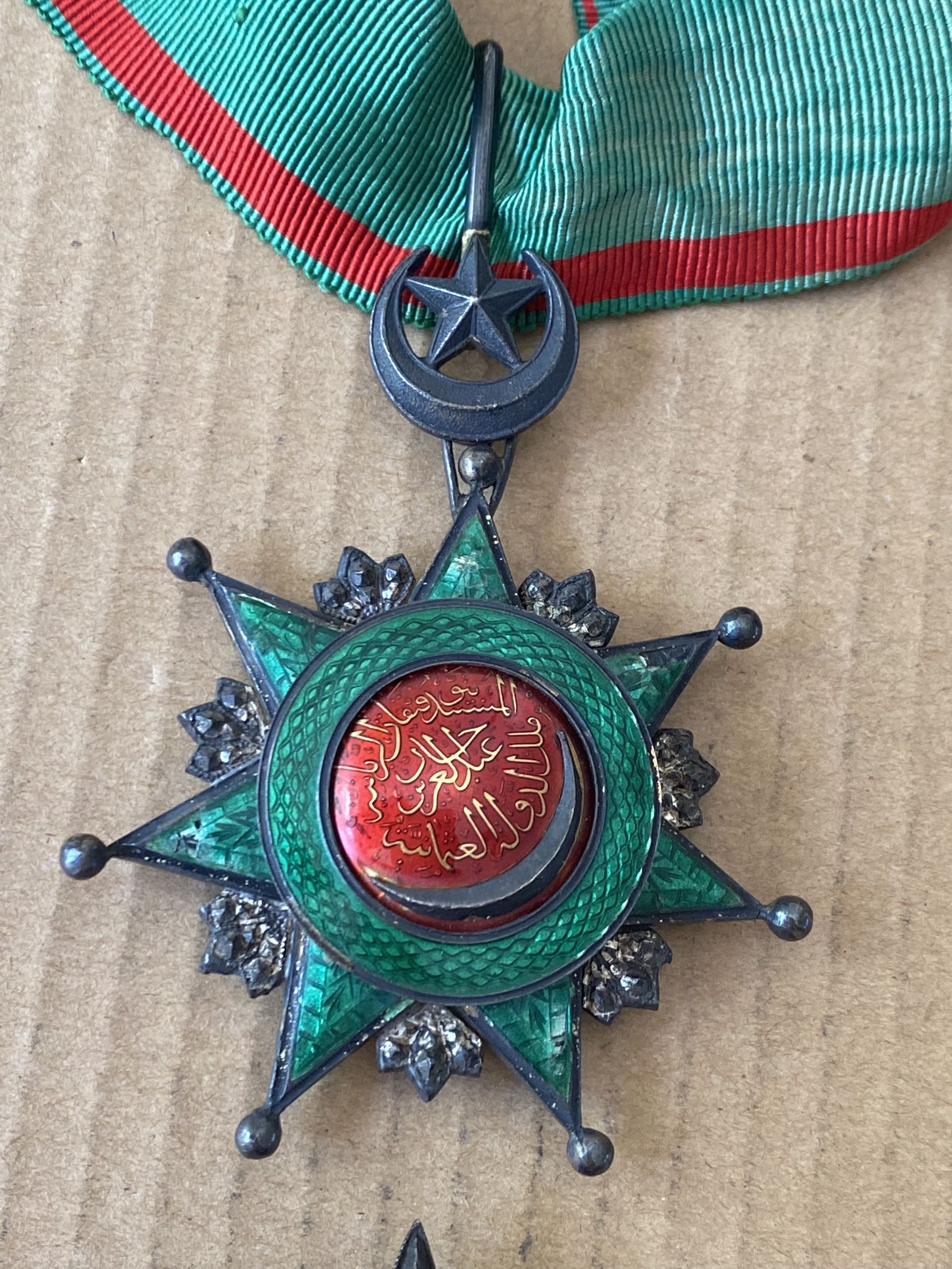 Ottoman Empire Turkey Order of Osmanieh 2nd Class Medal Badge Nishan-i-Osmanieh