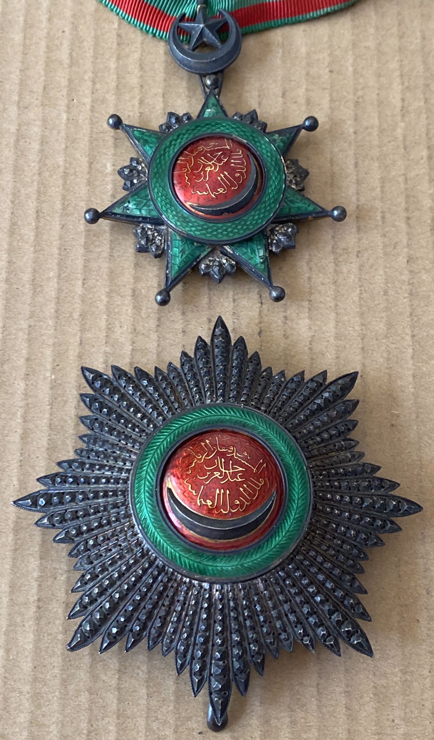 Ottoman Empire Turkey Order of Osmanieh 2nd Class Medal Badge Nishan-i-Osmanieh