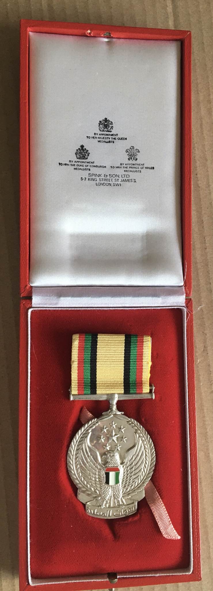 United Arab Emirates UAE Long Faithful and Good Conduct Order Medal Badge