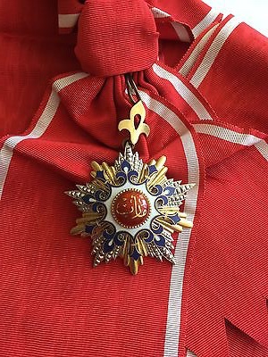 Yemen Order of Mareb Ma'arib Sash Badge Medal Nichan 1st Class Grand Cross نيشان وسام مارب اليمن من نوادر الاوسمة العربية