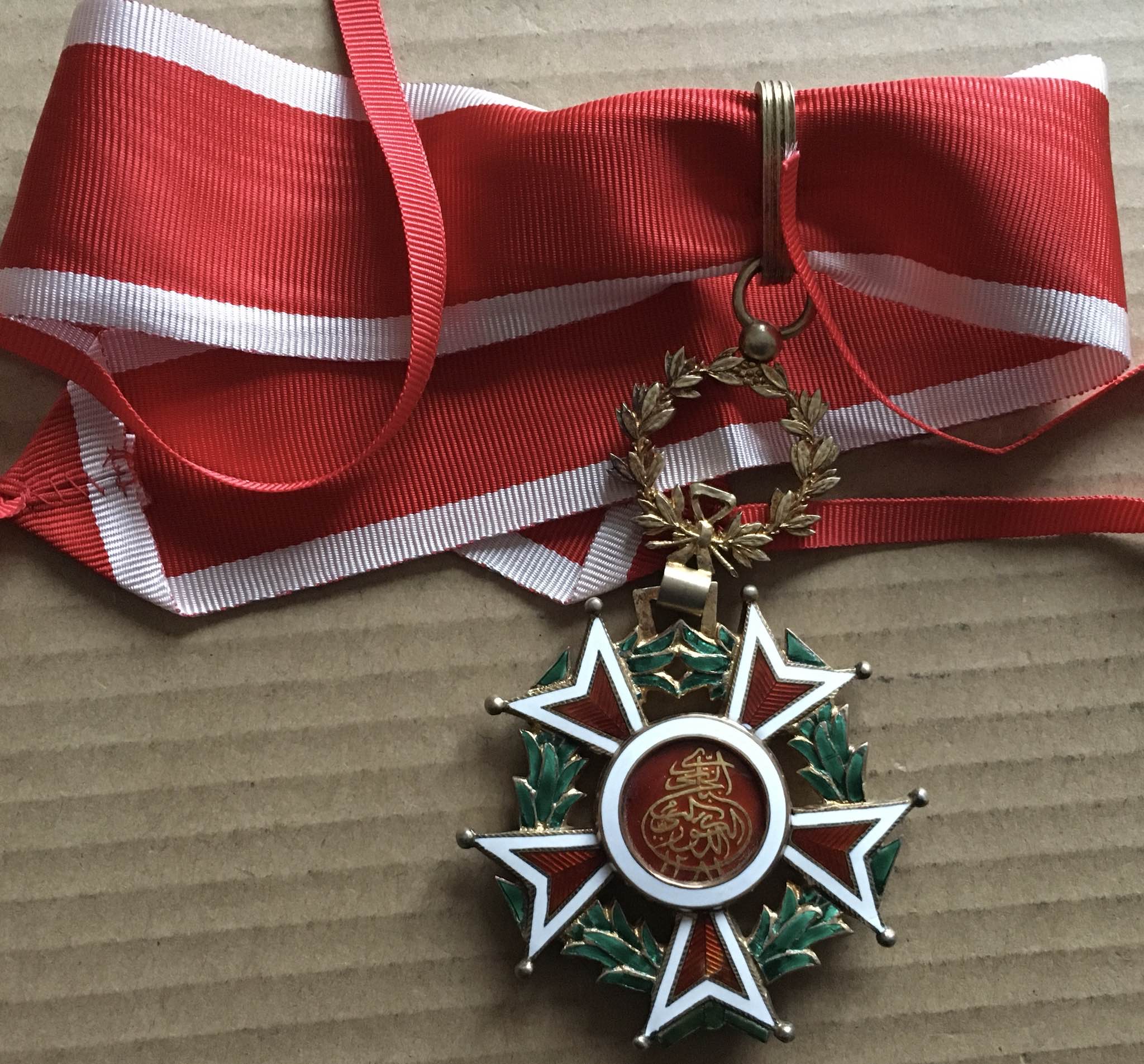 Zanzibar Order of the Brilliant Star Neck Badge Medal Oman Sultan Al Busaidi زنجبار وسام النجمة الدرية