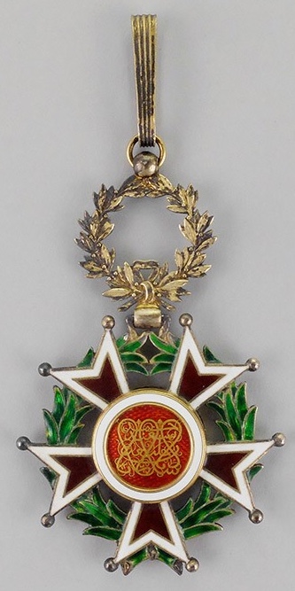 1892 Order of Brilliant Star Neck Badge Medal Sultatan Ali Bin Said Thwaian Rare