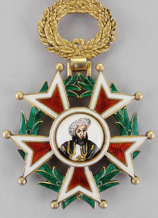 1892 Order of Brilliant Star Knight Badge Medal Sultatan Hamad bin Thuwaini Rare