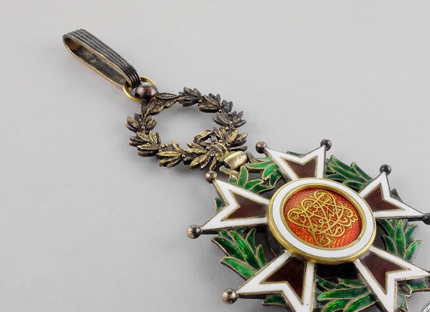 1892 Order of Brilliant Star Neck Badge Medal Sultatan Ali Bin Said Thwaian Rare