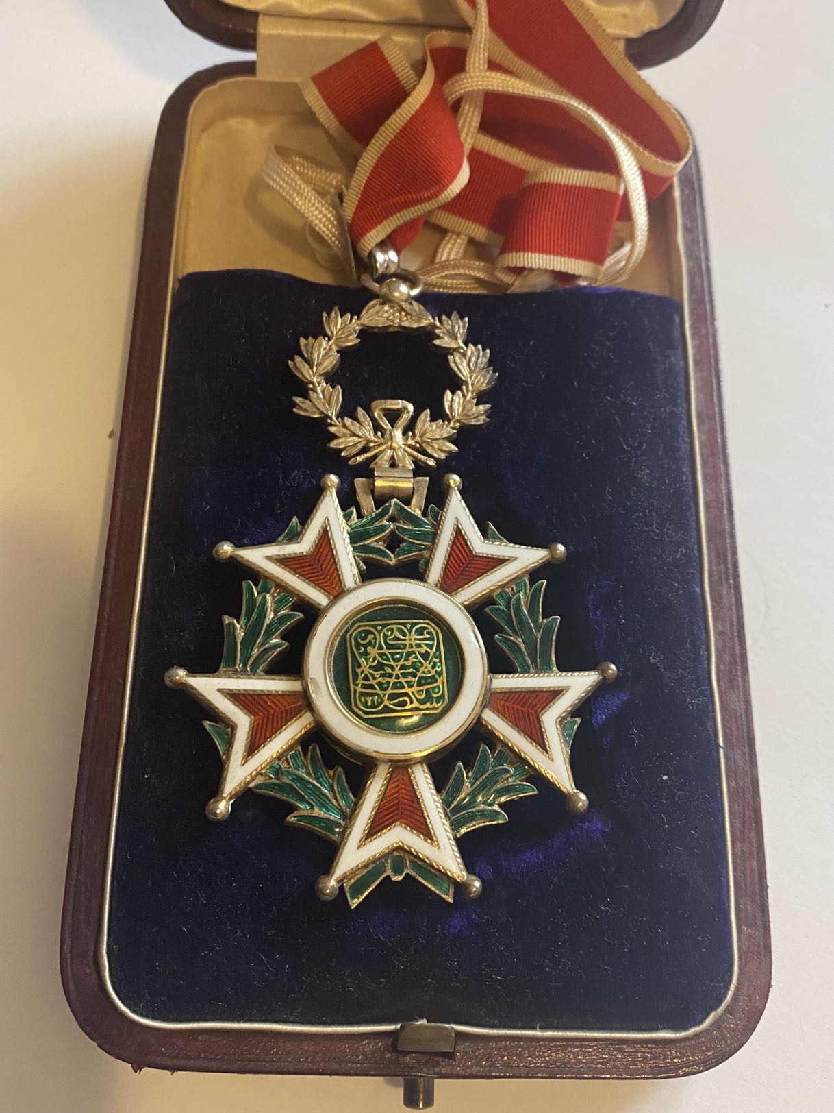 Sultanate Zanzibar Order of the Brilliant Star Neck Badge Medal Oman Al Busaidi