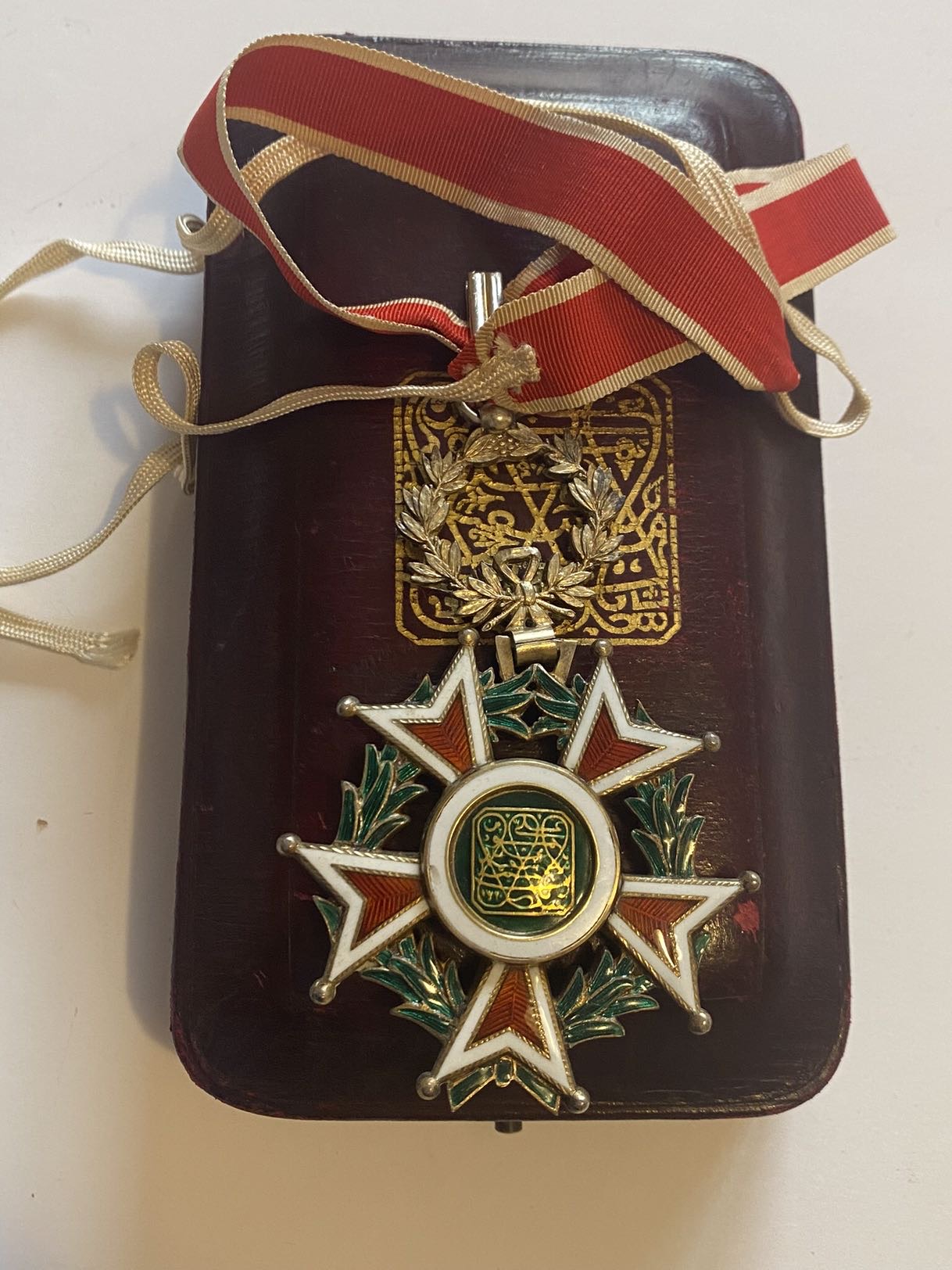 Sultanate Zanzibar Order of the Brilliant Star Neck Badge Medal Oman Al Busaidi