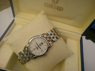 Concord Quartz Men's Watch Saudi Arabia Royal Gift Prince Khalid Bin Faisal Rare