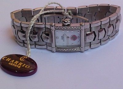 Charriol COLVMBVS INTR 8401 Women Watch Diamond Steel Qatar Gifted by Emir Hamad