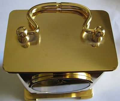 Titoni Desk Clock Saudi Arabia Special Gift King Abdullah Yellow Gold Plated